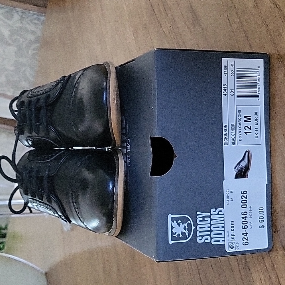 Stacy Adams Black dress shoes